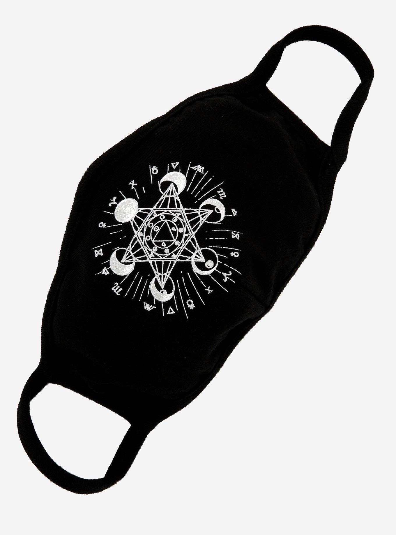 Celestial Moon Phase Fashion Face Mask, , hi-res