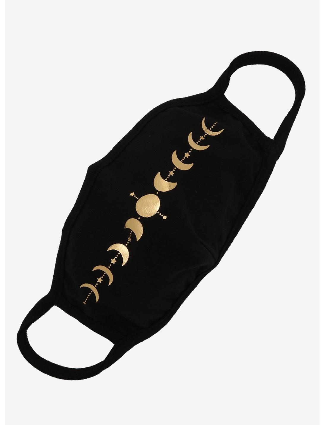 Moon Phase Gold Foil Fashion Face Mask, , hi-res
