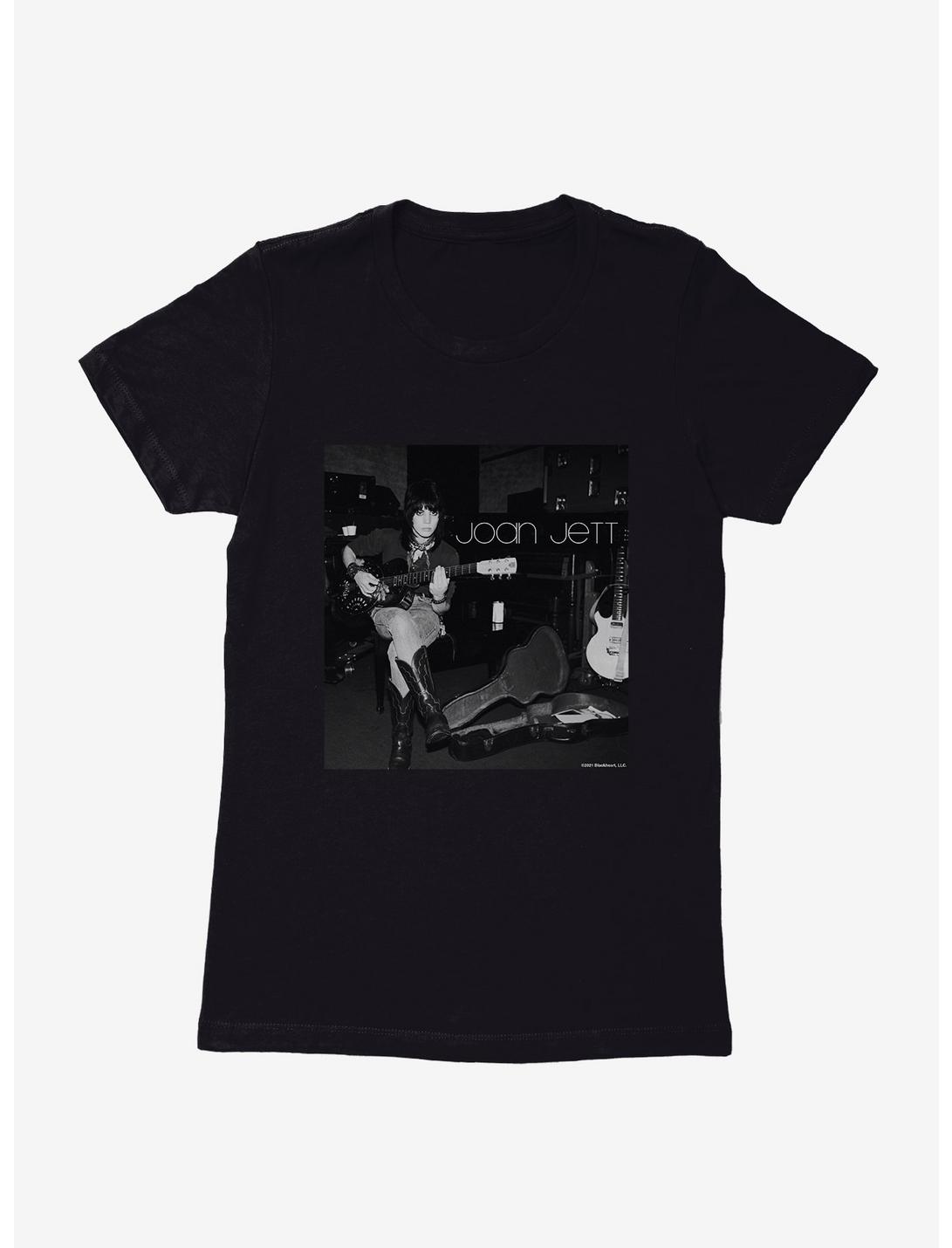 Joan Jett Black And White Photo Logo Womens T-Shirt, , hi-res