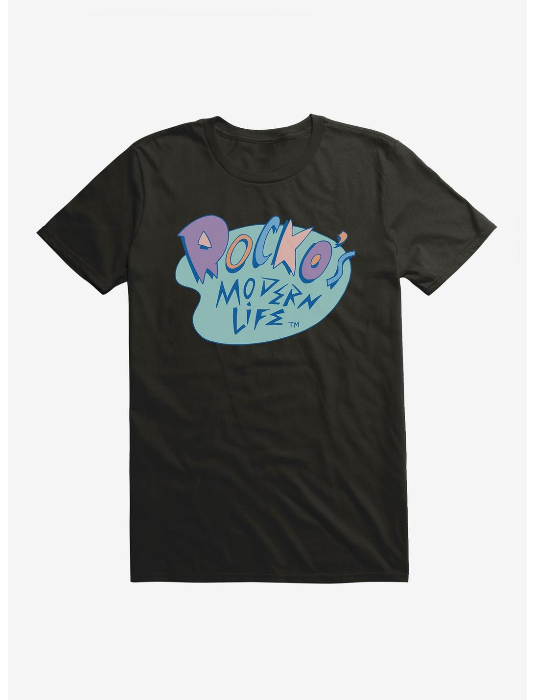 Rocko's Modern Life Logo T-Shirt, BLACK, hi-res