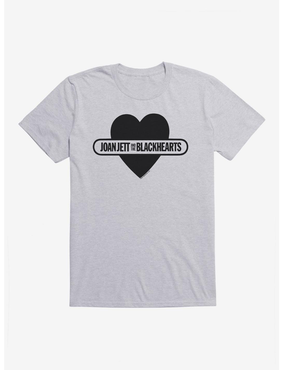 Joan Jett And The Blackhearts Strikethrough Logo T-Shirt, HEATHER GREY, hi-res