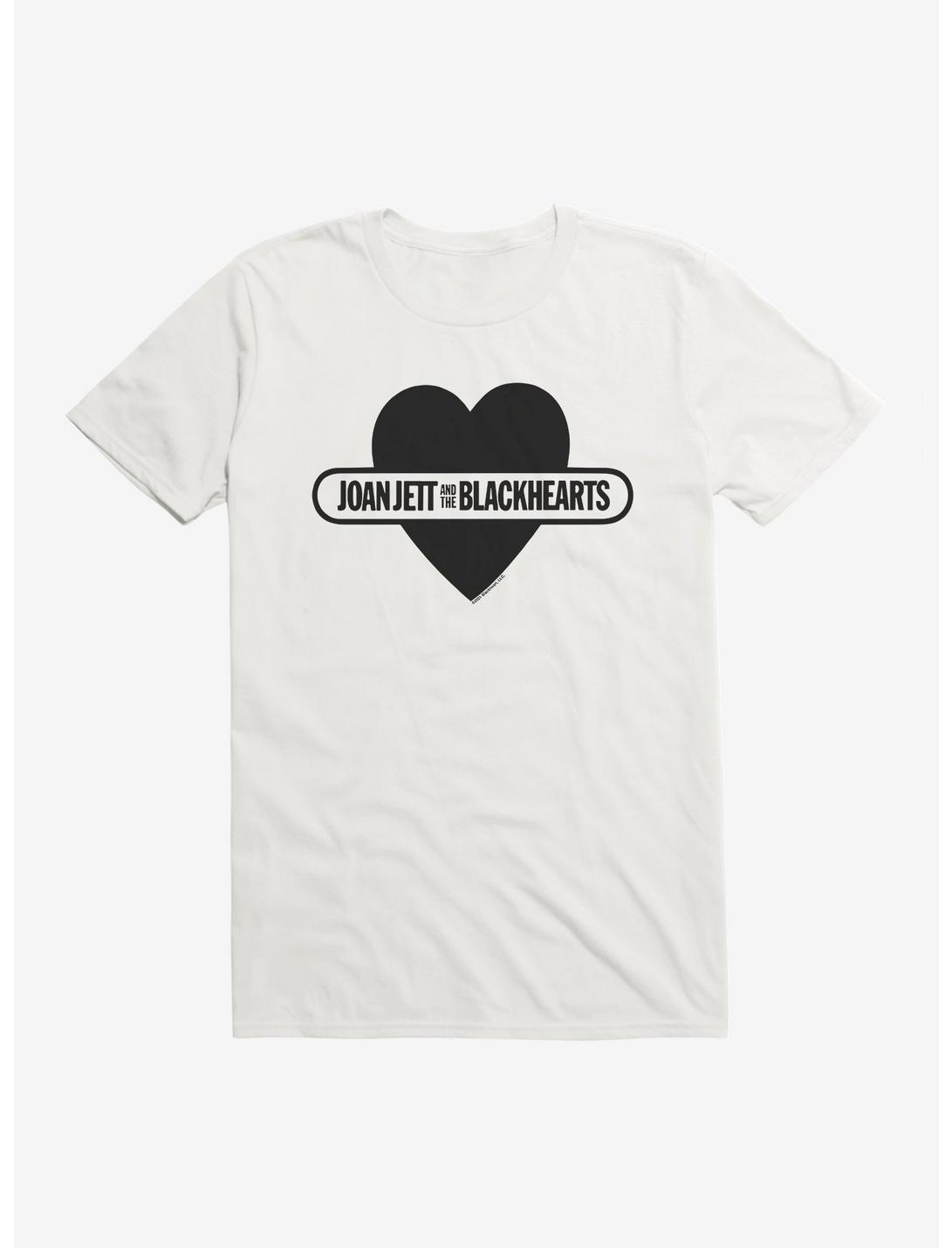 Joan Jett And The Blackhearts Strikethrough Logo T-Shirt, WHITE, hi-res