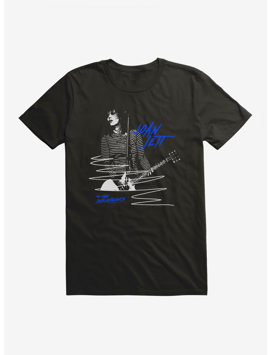 Joan Jett Ready To Rock Blue Script T-Shirt, , hi-res