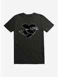 Joan Jett White Script Autograph In Heart T-Shirt, , hi-res