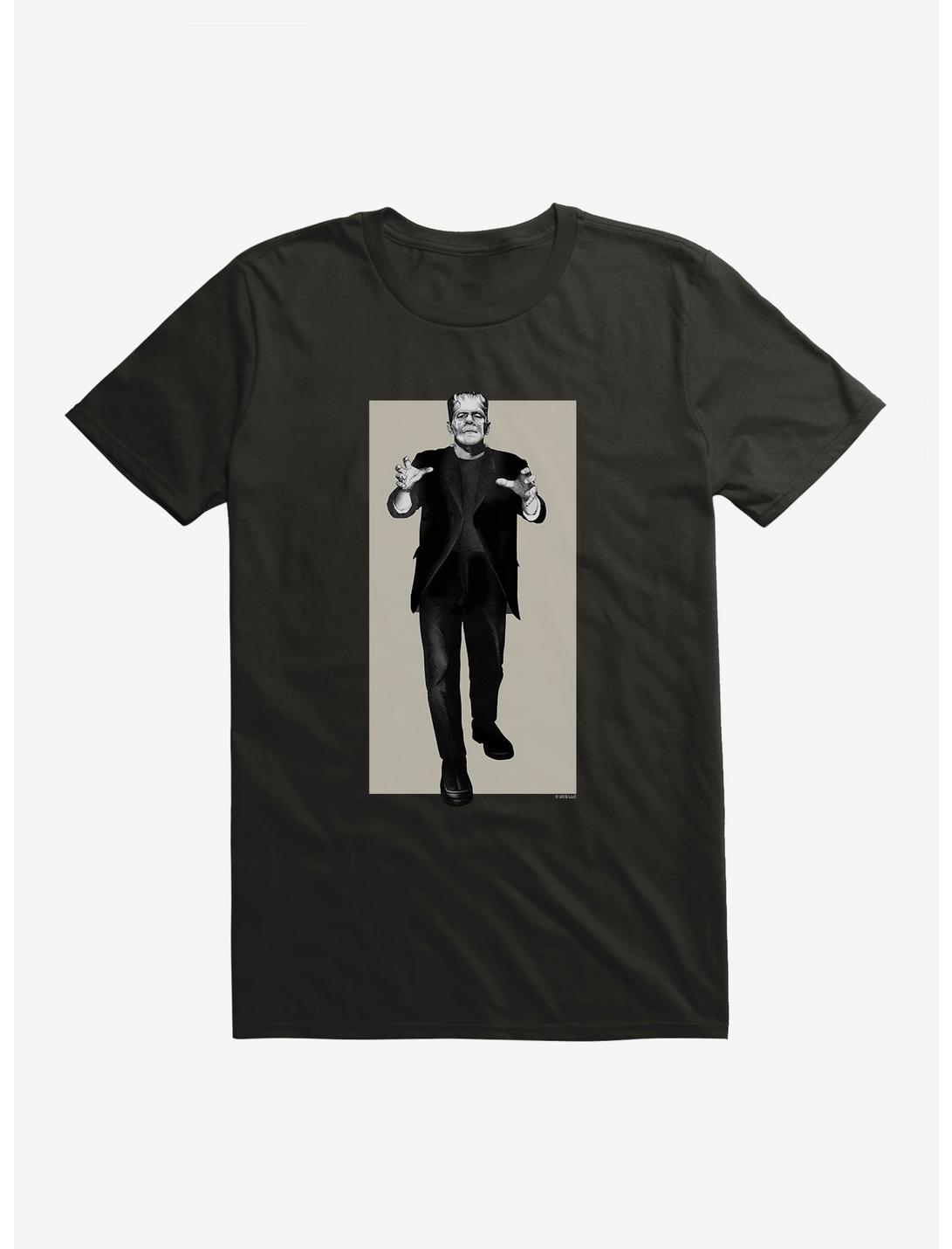 Universal Monsters Frankenstein Full Body Portrait T-Shirt, BLACK, hi-res
