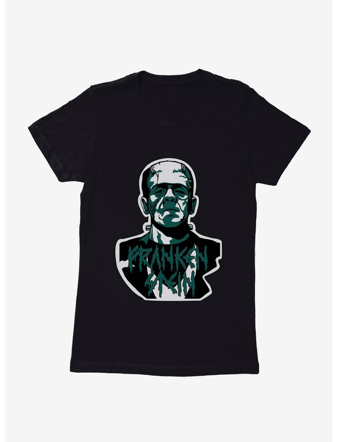 Universal Monsters Frankenstein Classic Bolts Womens T-Shirt, BLACK, hi-res