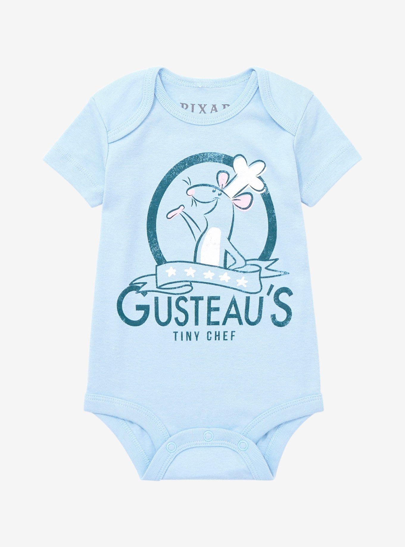 Disney Pixar Ratatouille Gusteau's Tiny Chef Infant One-Piece - BoxLunch Exclusive, LIGHT BLUE, hi-res