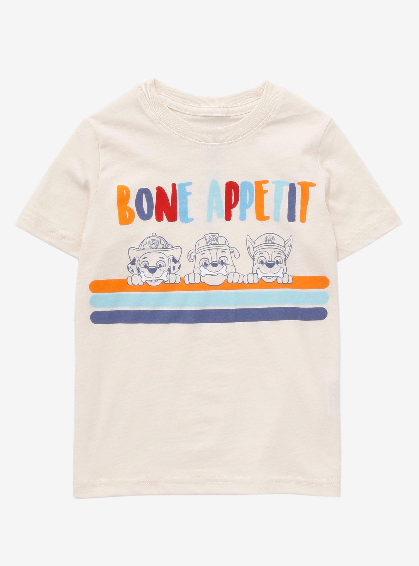Nickelodeon Paw Patrol Bone Appetit Toddler T-Shirt - BoxLunch Exclusive, BEIGE, hi-res