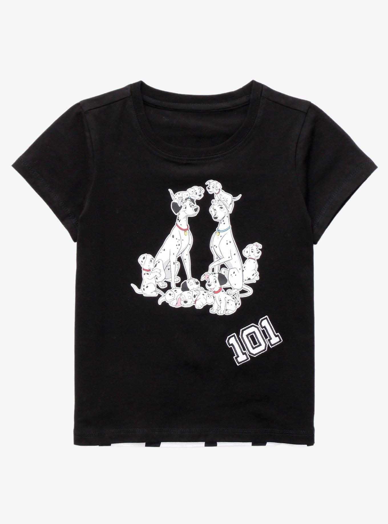 Disney 101 Dalmatians Spots Toddler T-Shirt - BoxLunch Exclusive, BLACK, hi-res