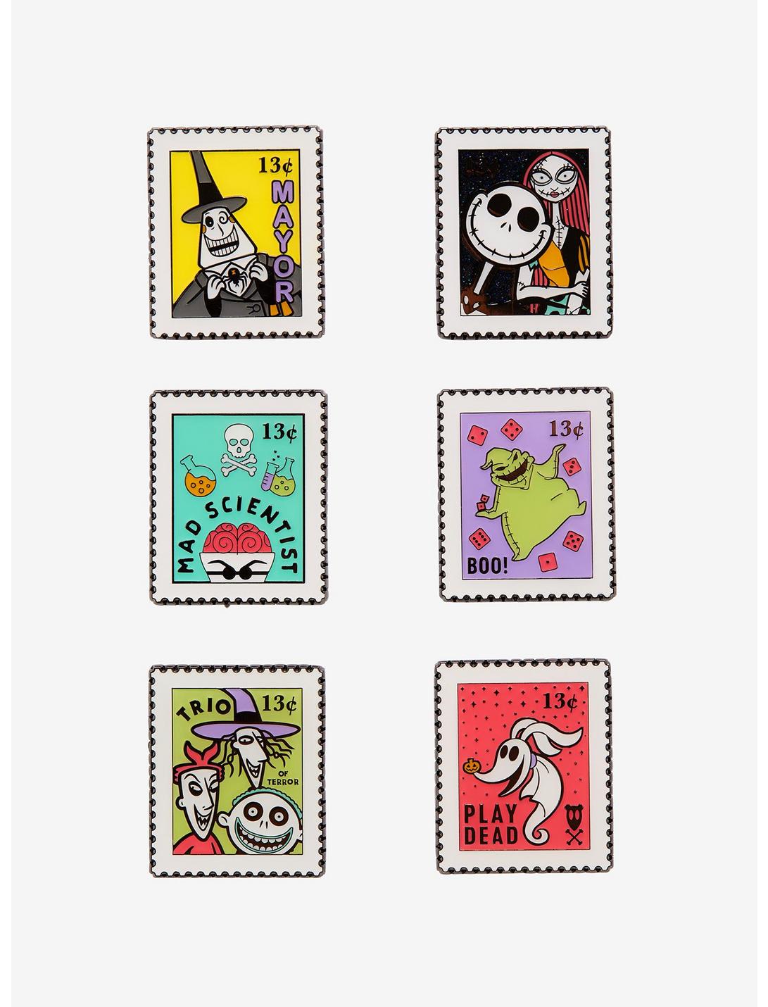 The Nightmare Before Christmas Enamel Pin Stamps Blind Box, , hi-res