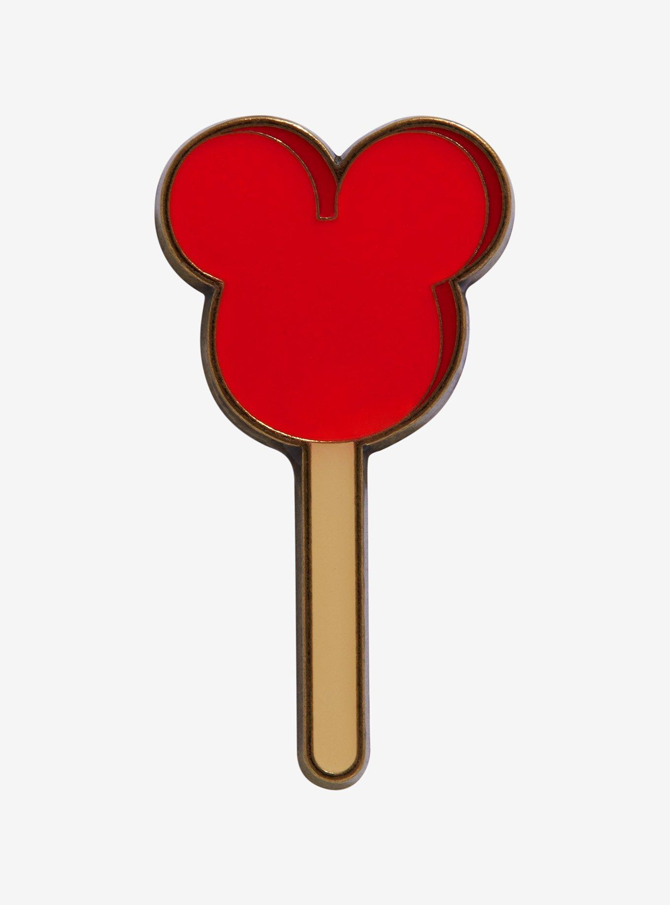 Loungefly Disney Mickey Mouse Lollipop Ears Red Enamel Pin, , hi-res
