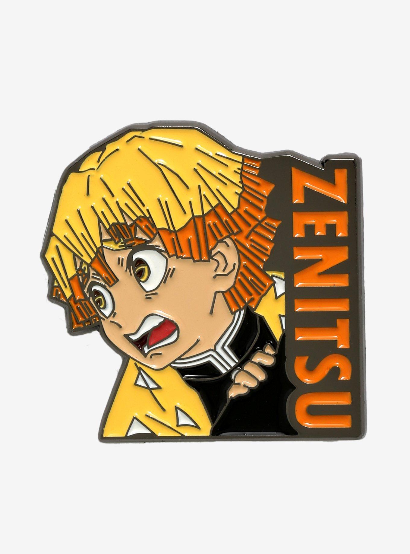 Demon Slayer: Kimetsu No Yaiba Zenitsu Enamel Pin, , hi-res