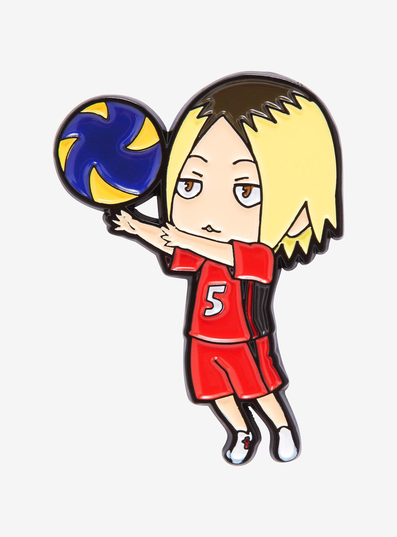 Haikyu!! Kenma Kozume Chibi Enamel Pin, , hi-res