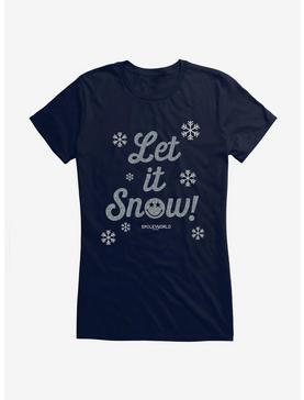 SmileyWorld Christmas Let It Snow Girls T-Shirt, , hi-res