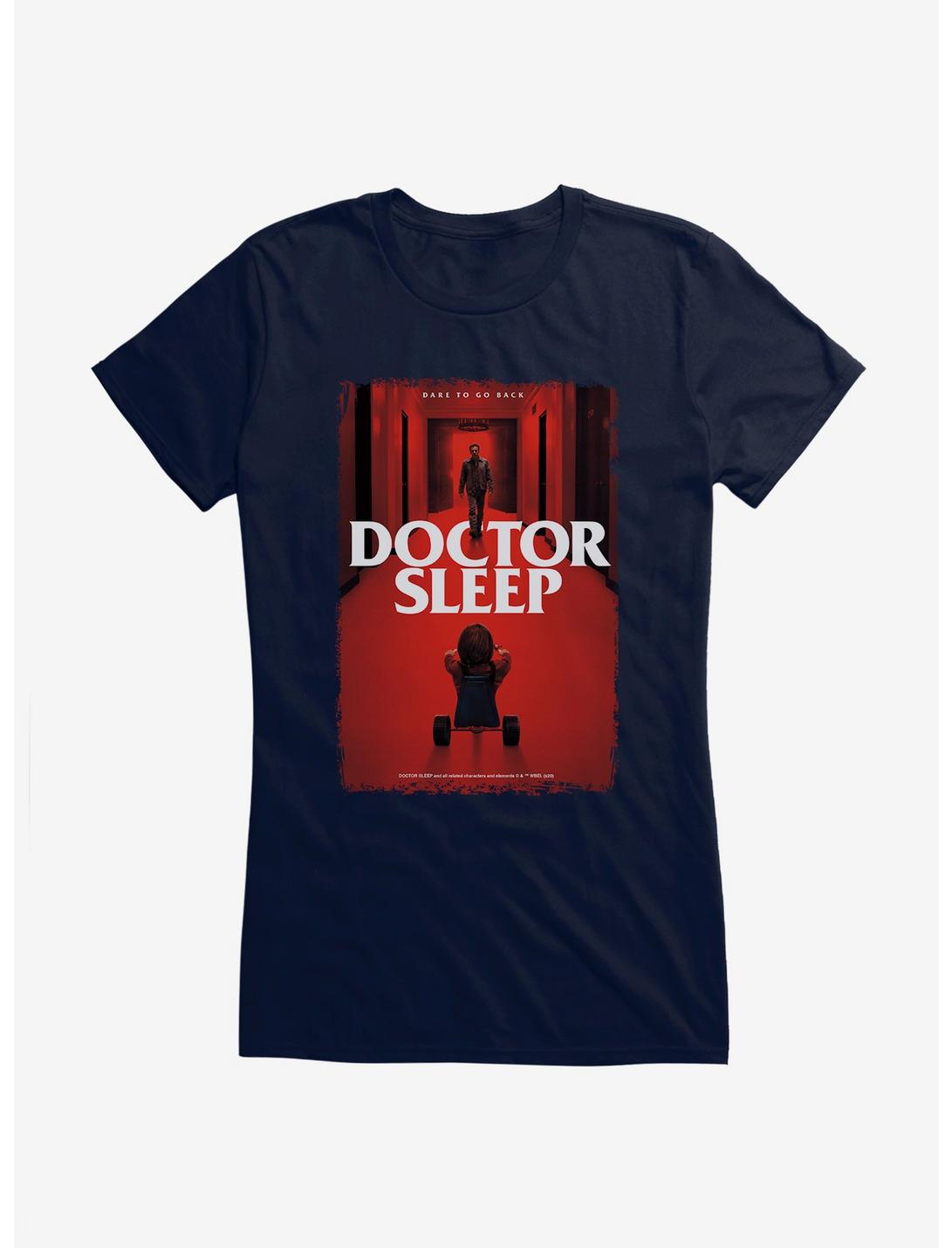 Doctor Sleep Classic Hallway Girls T-Shirt, NAVY, hi-res