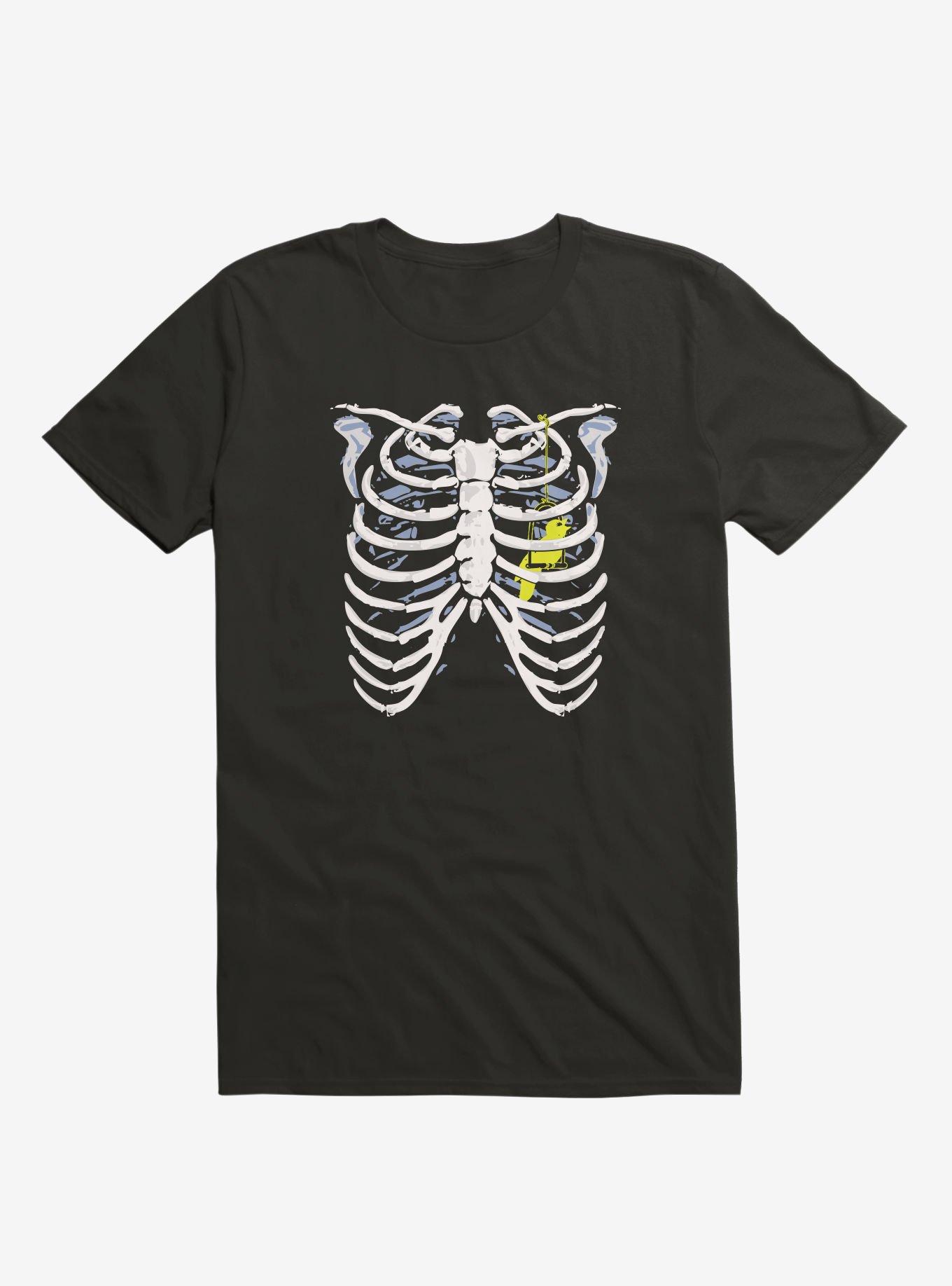 Caged T-Shirt, BLACK, hi-res