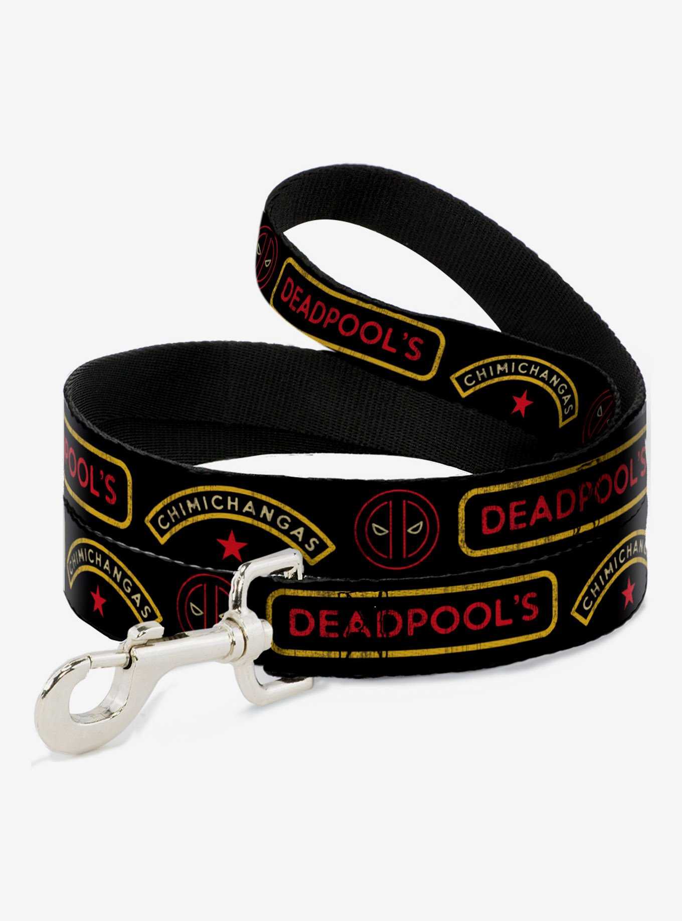 Marvel Deadpool Chimichangas Flames Dog Leash, , hi-res