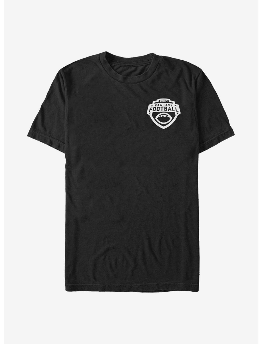 ESPN Fantasy Football Mini Logo T-Shirt, BLACK, hi-res