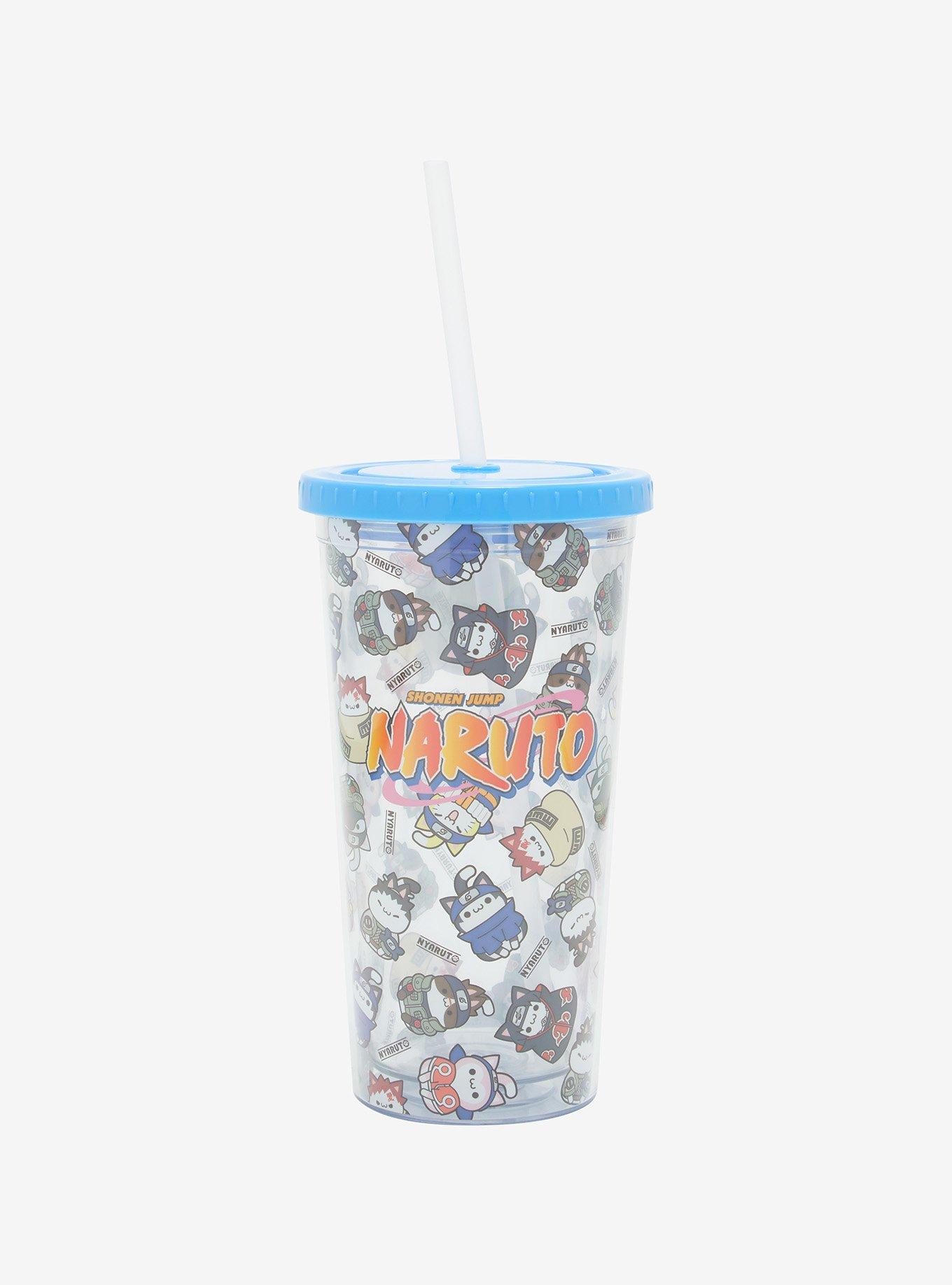 Naruto Shippuden Nyaruto Group Acrylic Travel Cup, , hi-res