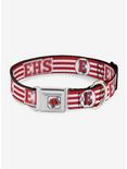 High School Musical East High School Wildcats Stripe Seatbelt Dog Collar, MULTICOLOR, hi-res
