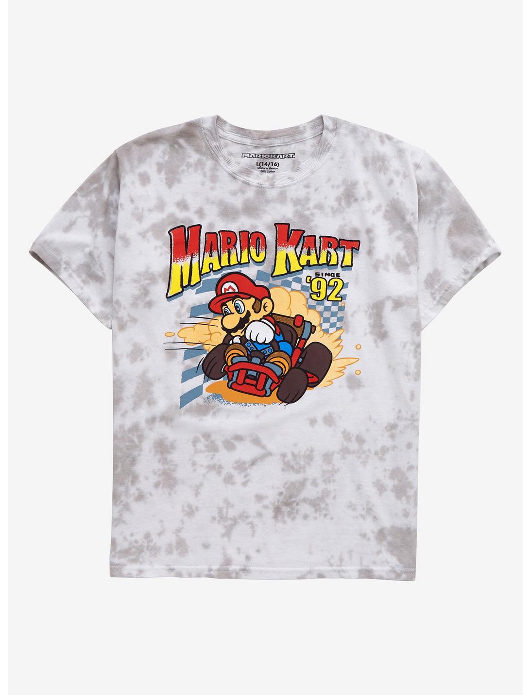 Nintendo Super Mario Mario Kart Classic Youth Tie-Dye T-Shirt - BoxLunch Exclusive, TIE DYE, hi-res