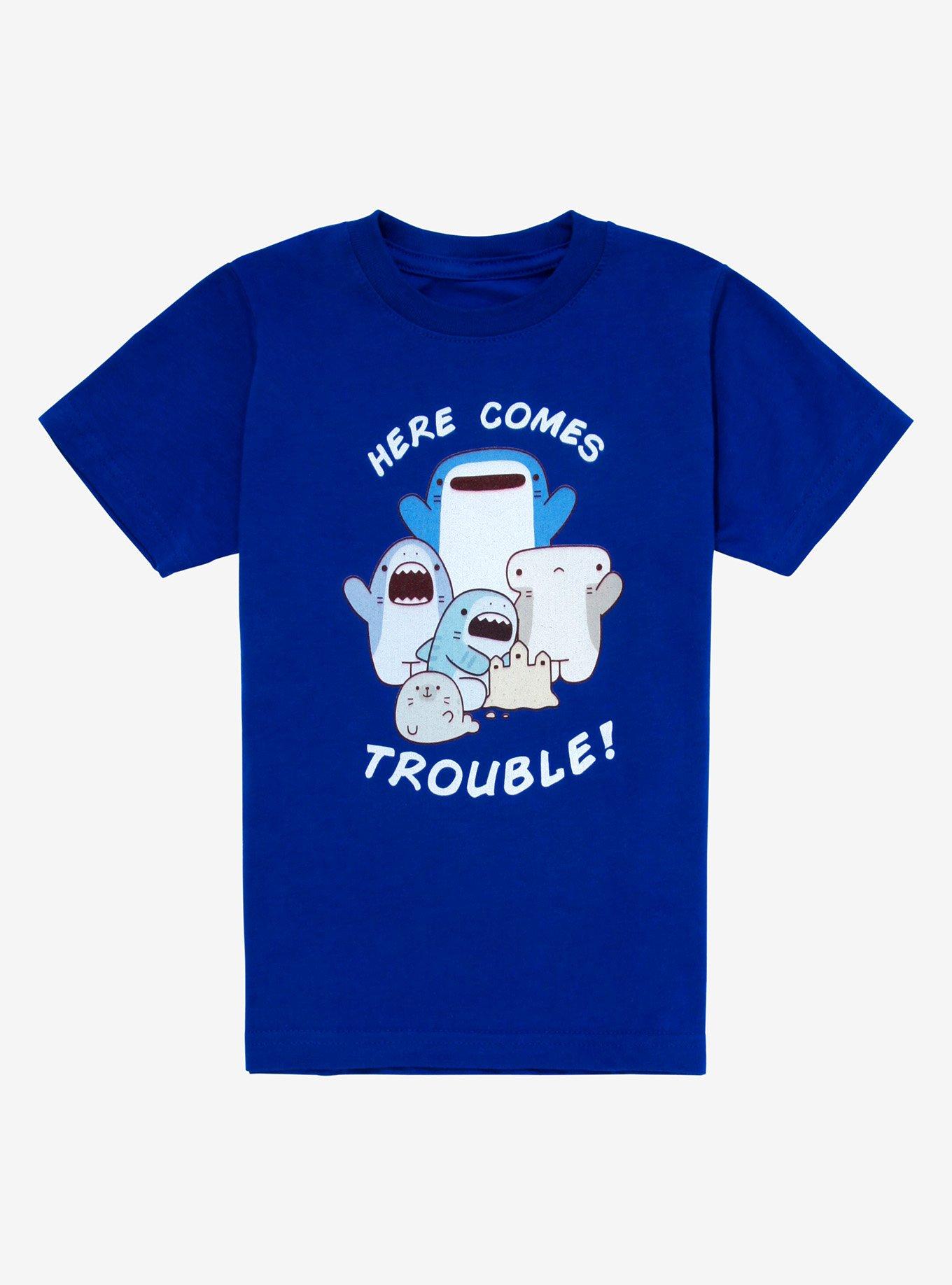 Samezu Sharks Here Comes Trouble Toddler T-Shirt - BoxLunch Exclusive ...
