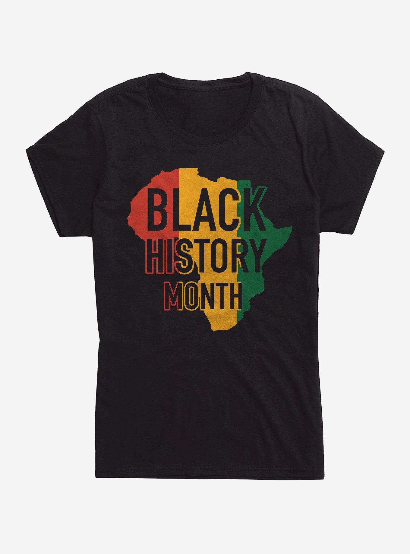 Black History Month Africa Print Girls T-Shirt