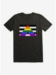 Pride Flags Straight Ally T-Shirt, BLACK, hi-res