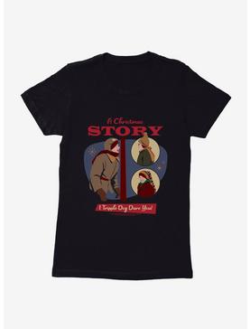 A Christmas Story Stuck Tongue Vintage Style Art Womens T-Shirt, , hi-res