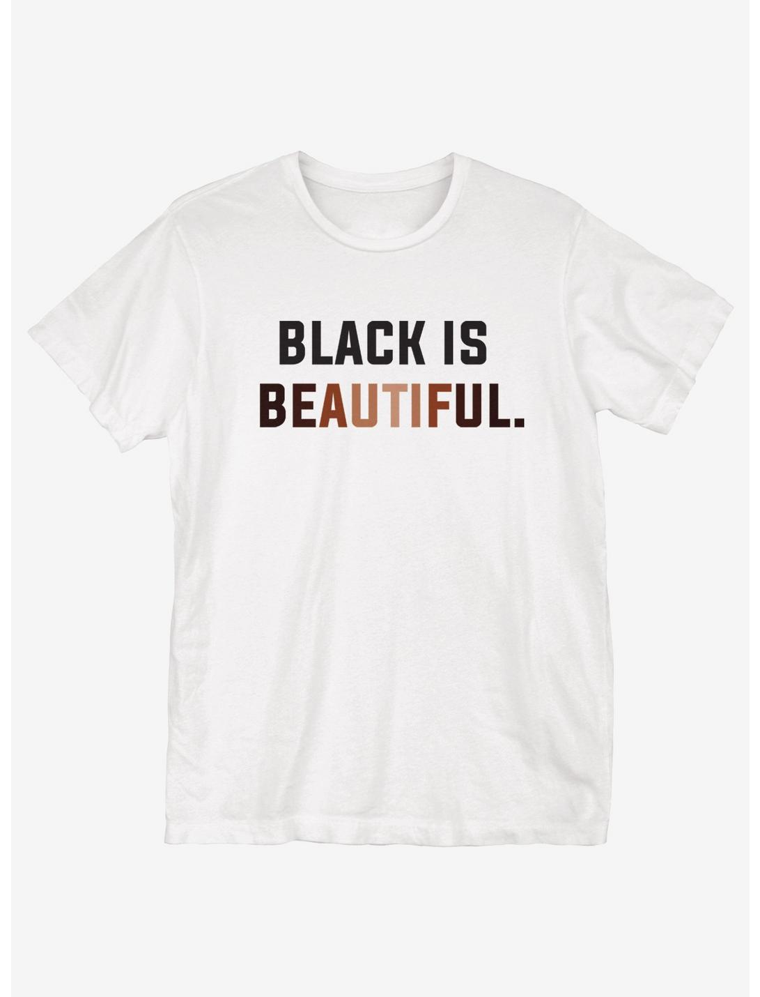 Black History Month Black Is Beautiful T-Shirt, WHITE, hi-res
