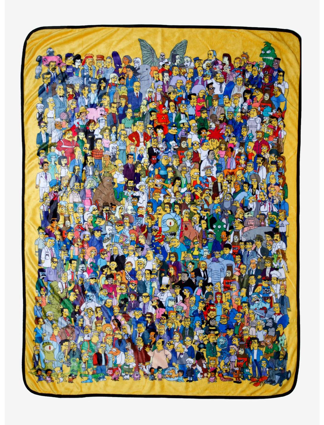 The Simpsons Cast Throw Blanket, , hi-res