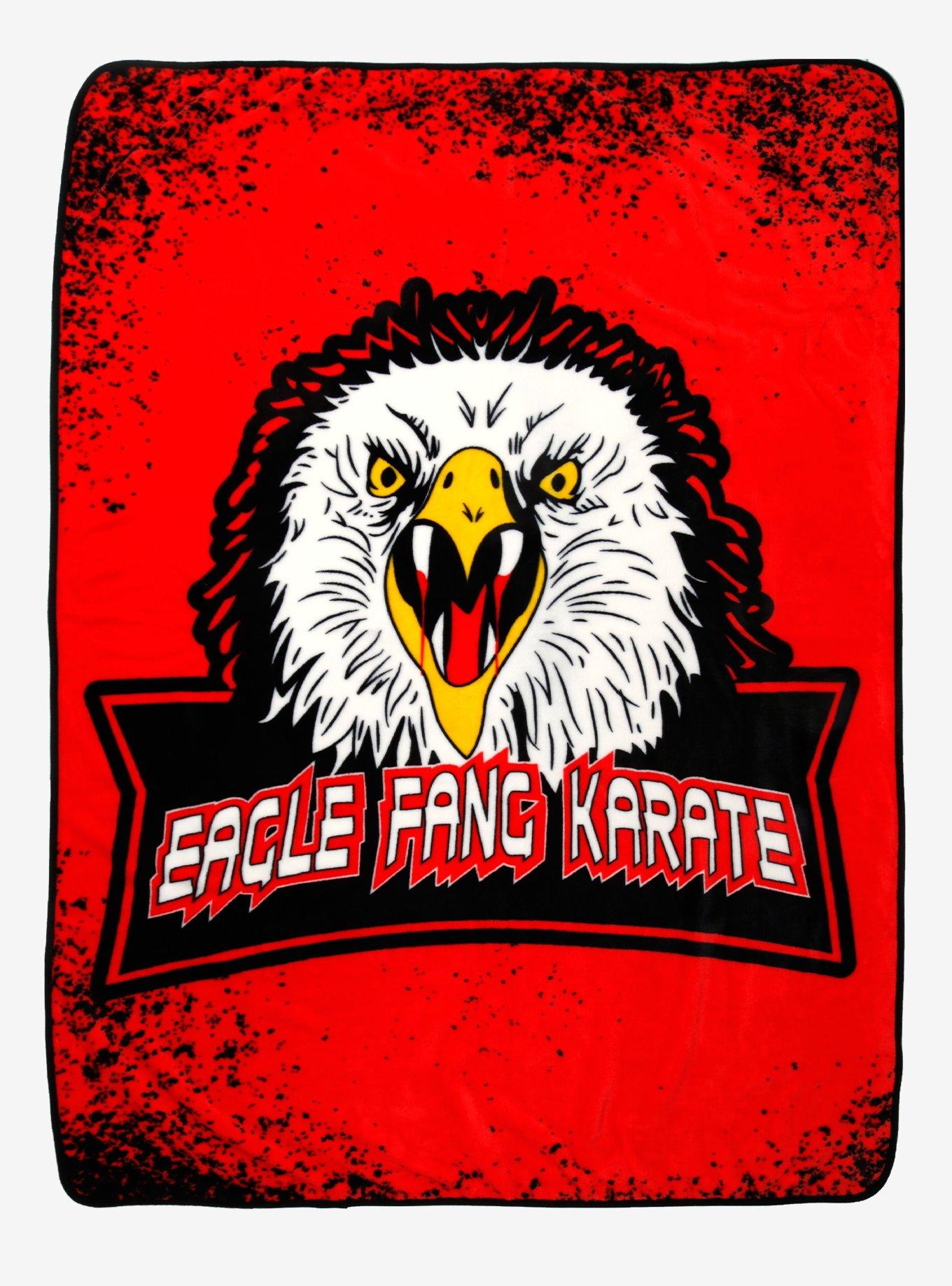 Cobra Kai Eagle Fang Karate Throw Blanket Hot Topic