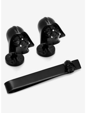 Star Wars 3D Darth Vader Cufflinks and Tie Bar Set, , hi-res