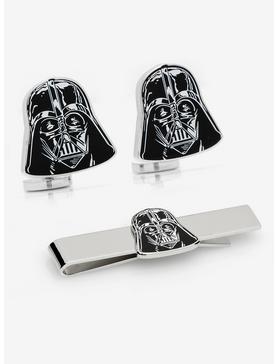 Star Wars Darth Vader Head Cufflinks Tie Bar Set, , hi-res