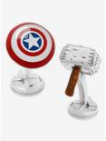 Marvel Endgame Captain America "I Knew It" 3D Cufflinks, , hi-res