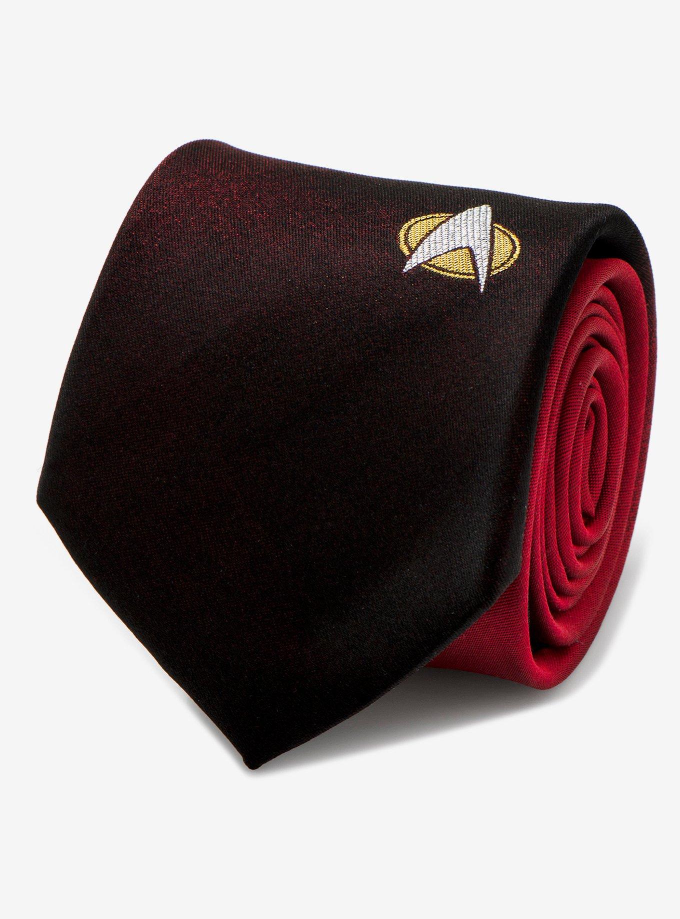 Star Trek The Next Generation Shield Red Ombre Tie, , hi-res