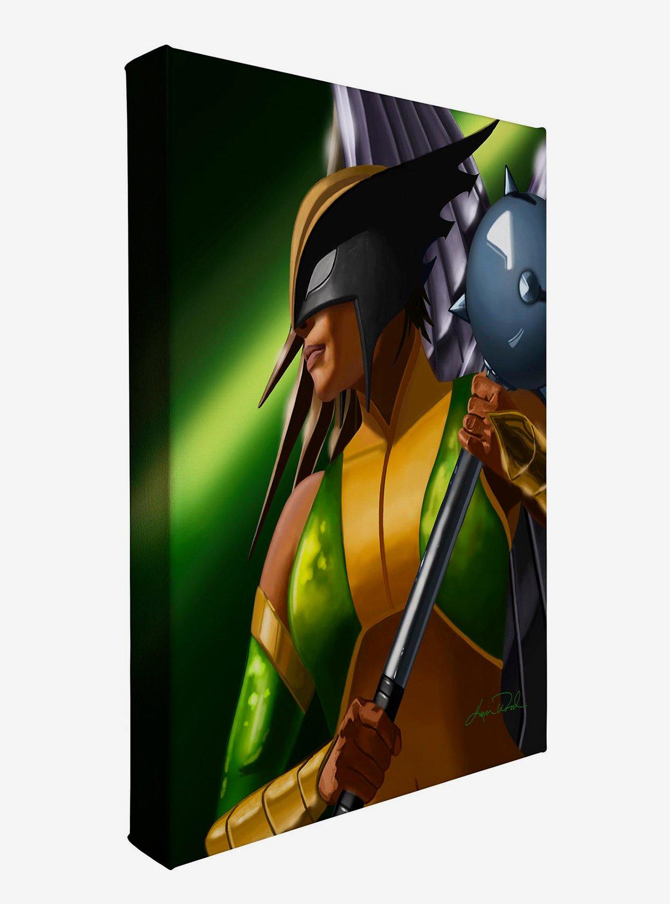 DC Comics Hawkgirl 14" x 11" Gallery Wrapped Canvas, , hi-res