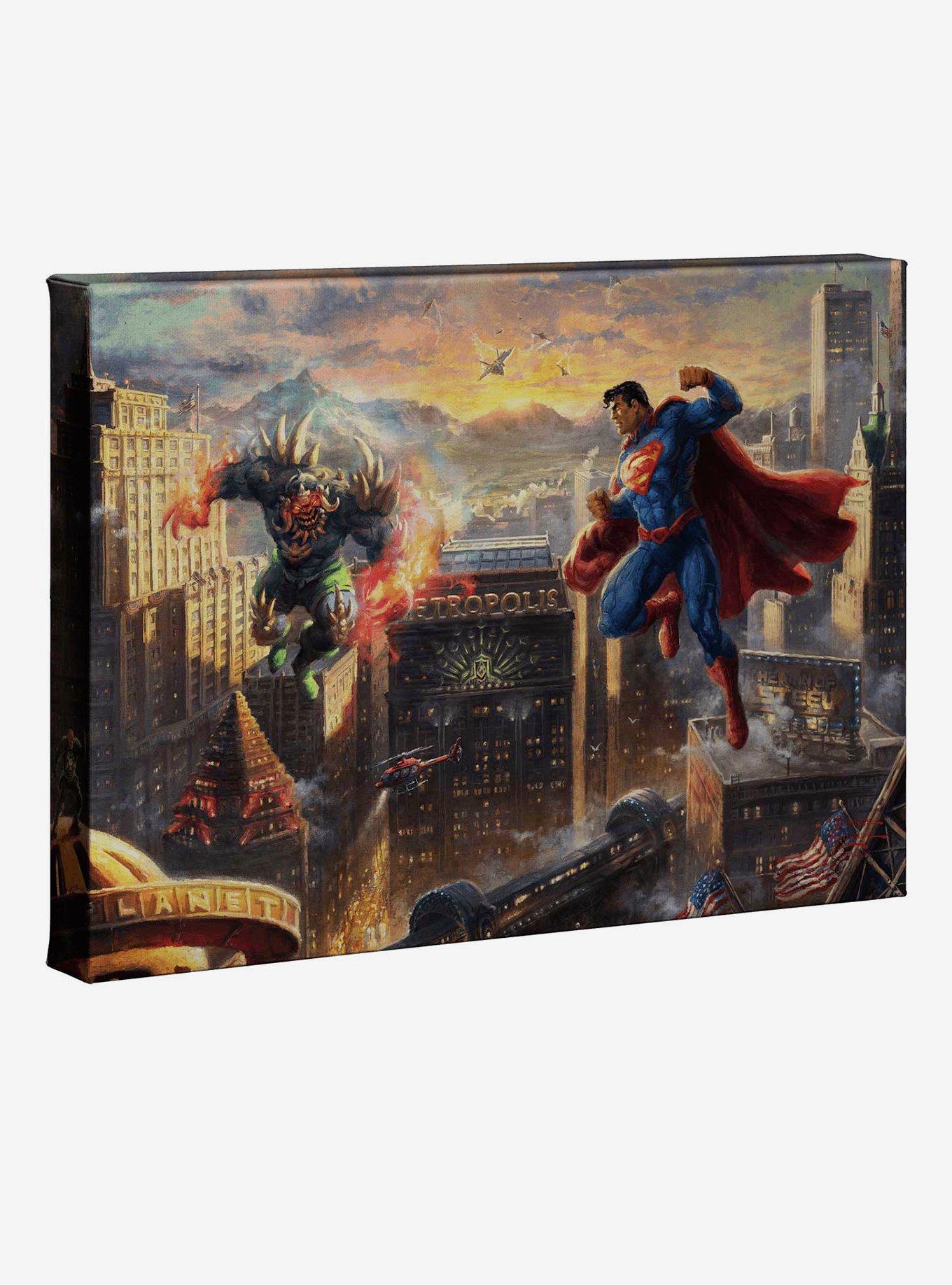 DC Comics Superman Man of Steel 10" x 14" Gallery Wrapped Canvas , , hi-res