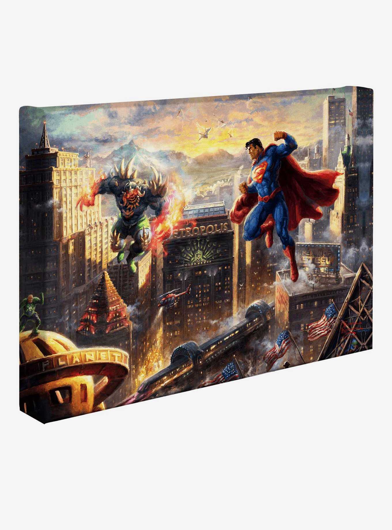 DC Comics Superman Man Of Steel 8" x 10" Gallery Wrapped Canvas , , hi-res
