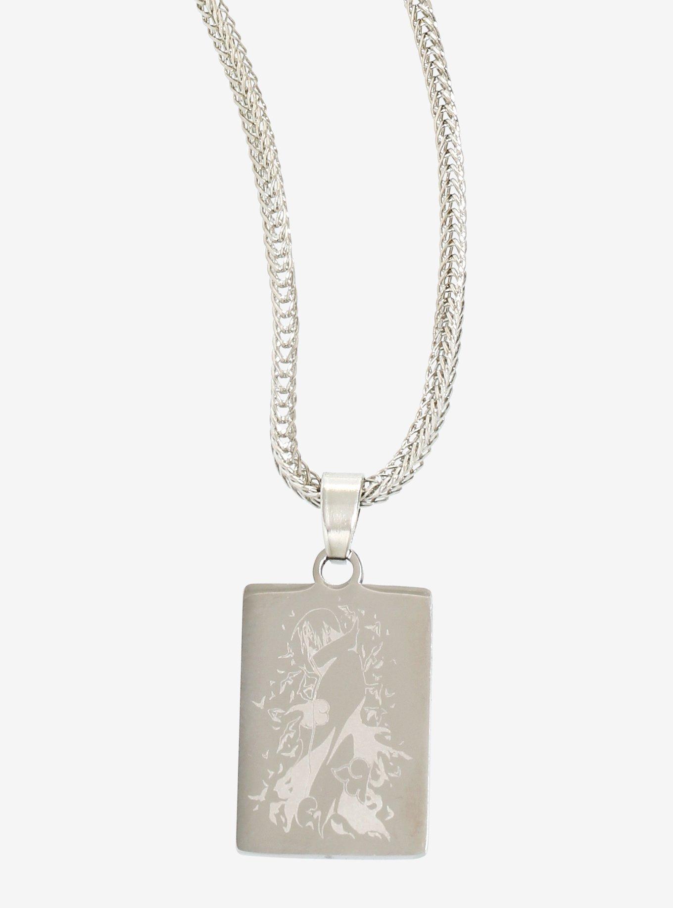 Naruto Shippuden Itachi Uchiha Metal Pendant Necklace - BoxLunch Exclusive, , hi-res