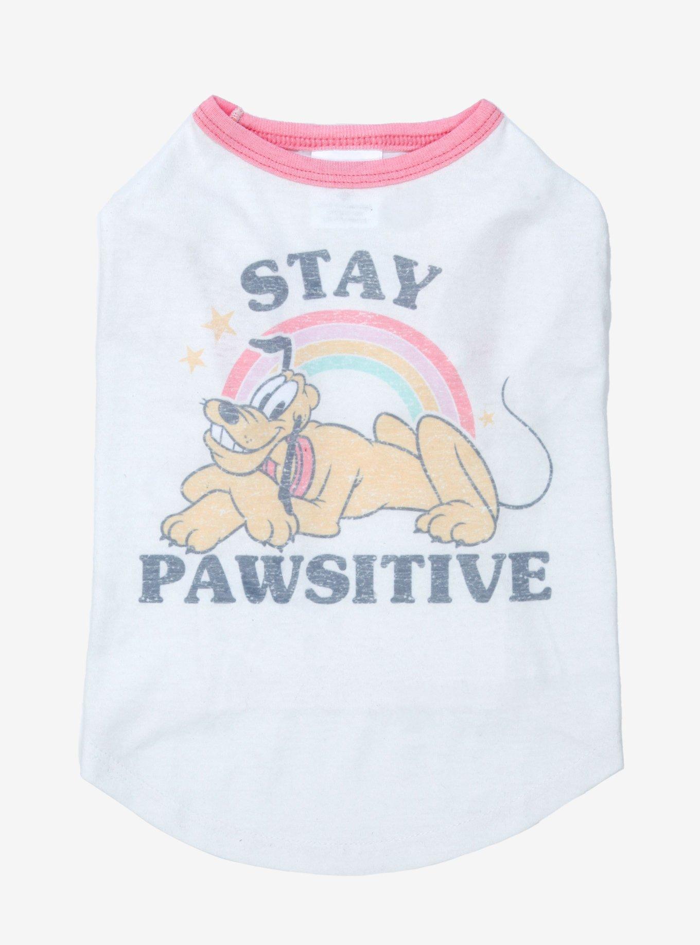 Disney Pluto Stay Pawsitive Pet T-Shirt, MULTI, hi-res
