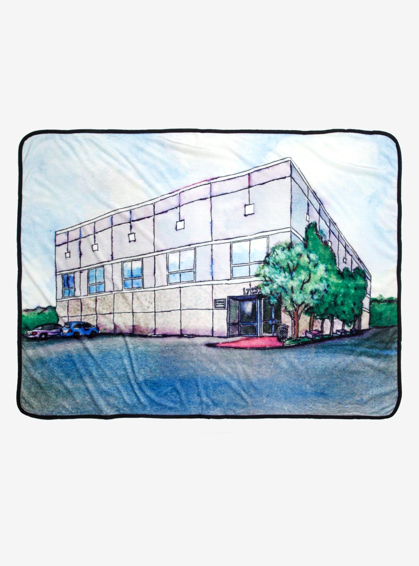 The Office Pam's Dunder Mifflin Painting Throw, , hi-res