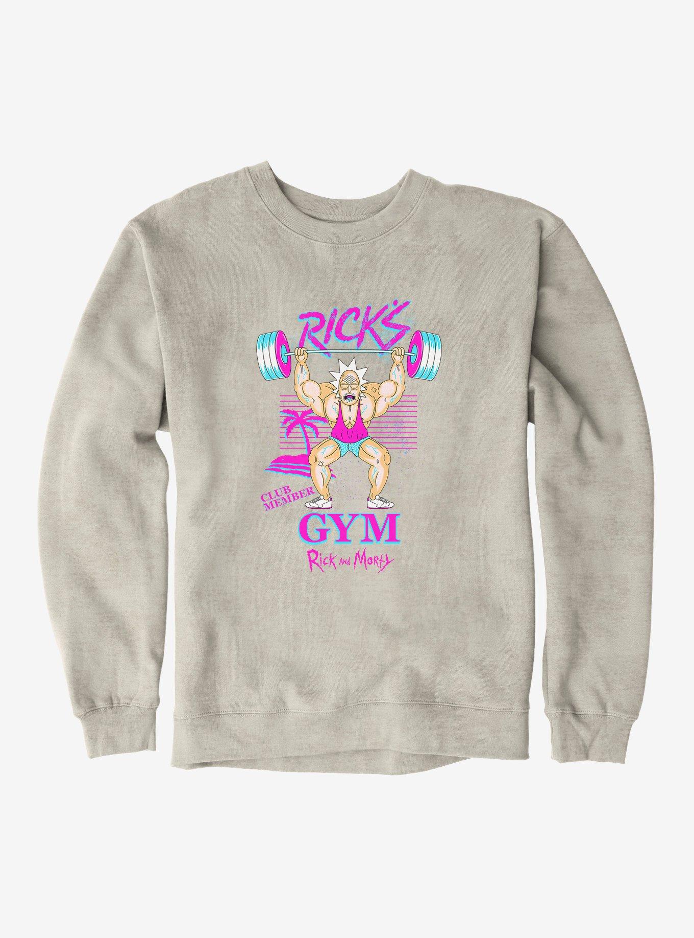 Rick And Morty Rick's Gym Sweatshirt, , hi-res