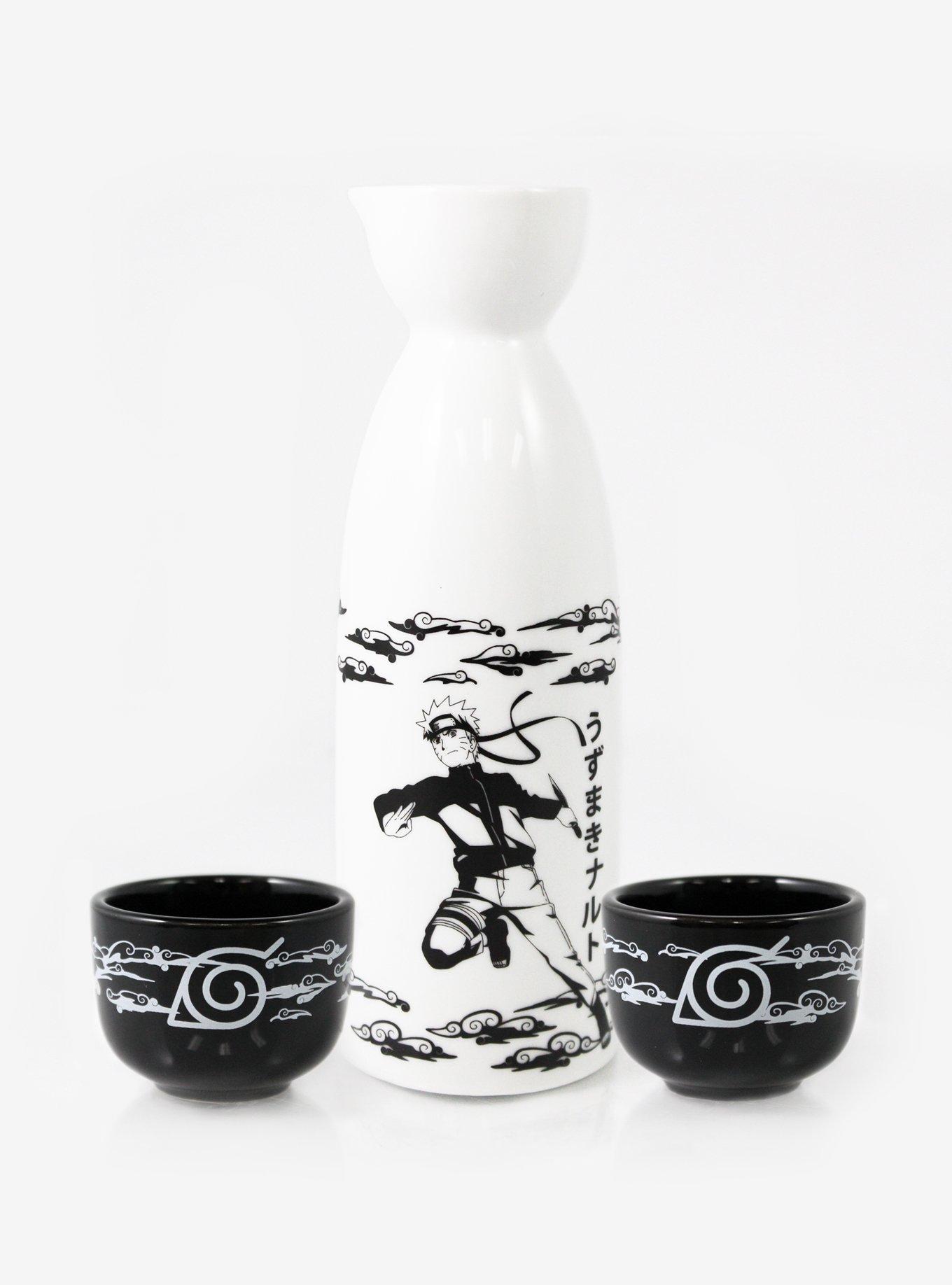 Naruto Shippuden Black & White Sake Set | BoxLunch
