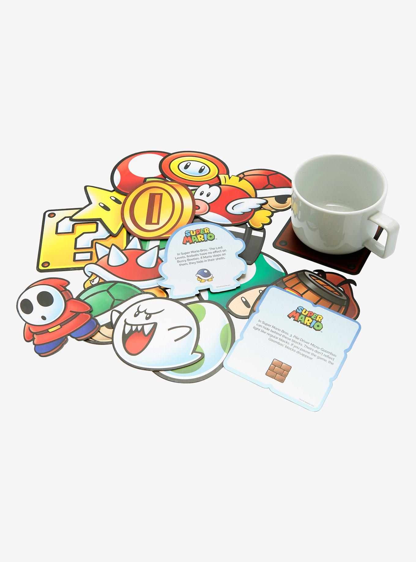 Nintendo Super Mario Fun Fact Coaster Set, , hi-res