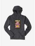 Rick And Morty Action Poster Hoodie, CHARCOAL HEATHER, hi-res