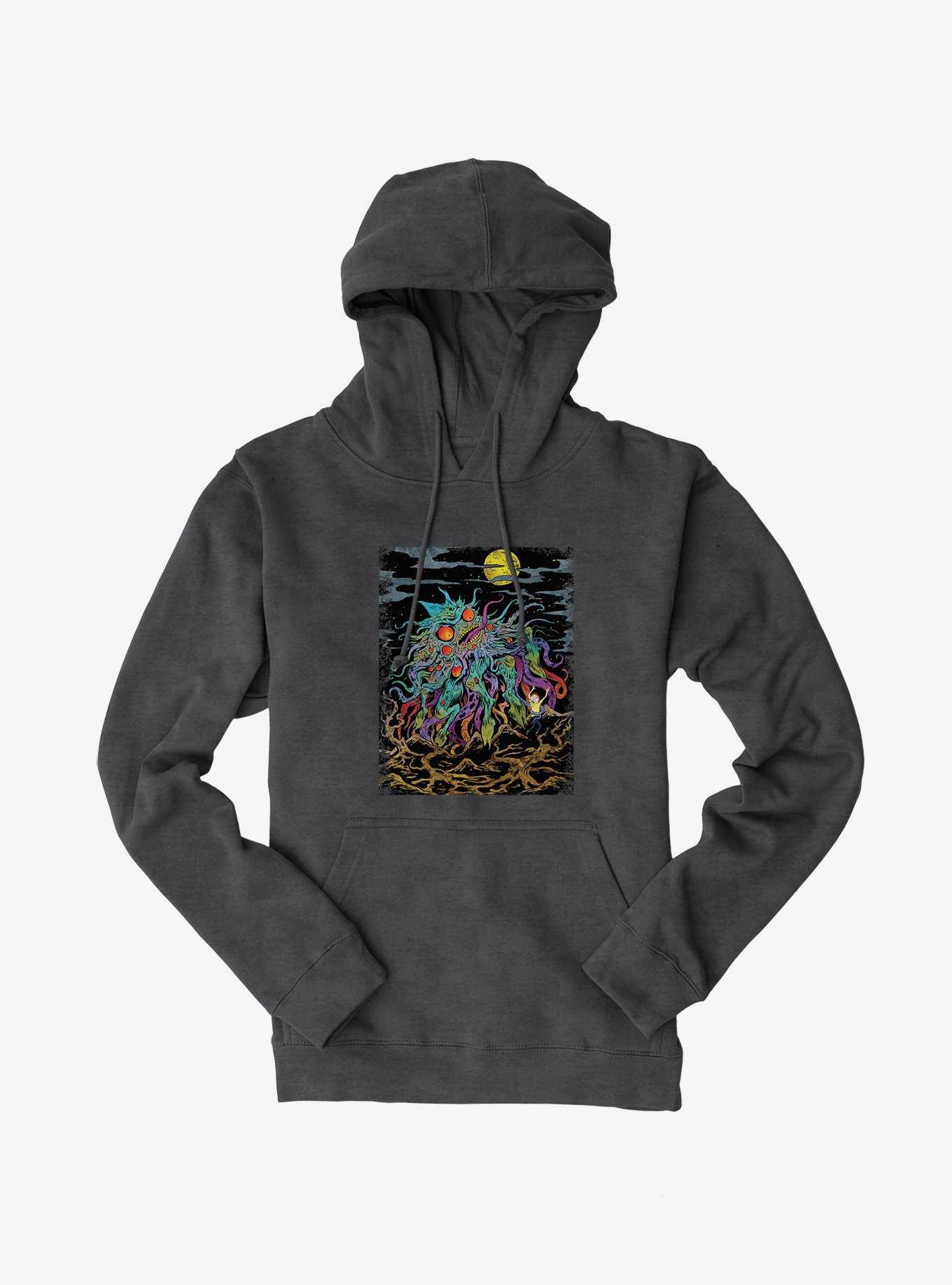 Rick And Morty Monster And Moon Hoodie, , hi-res