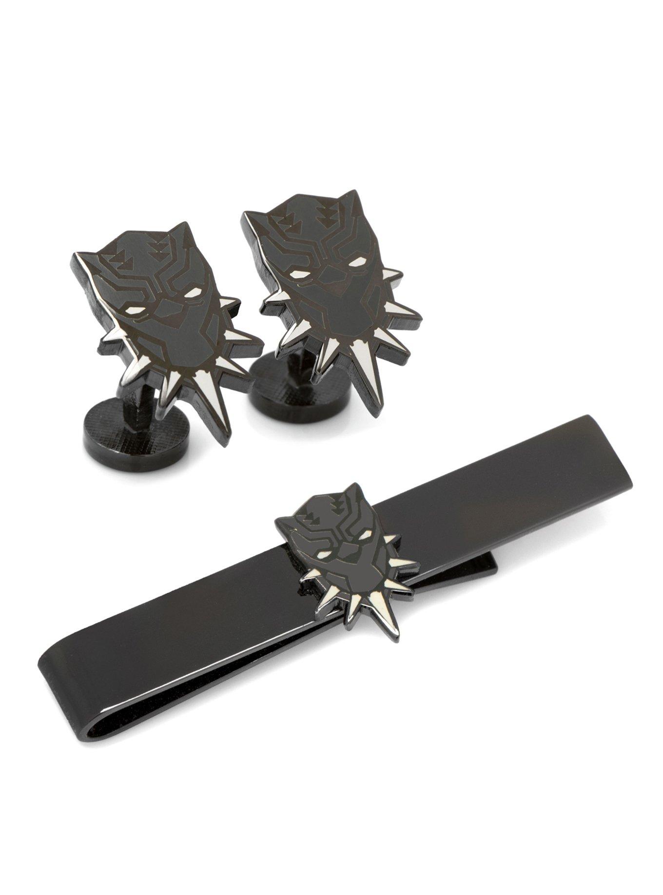 Marvel Black Panther Cufflinks and Tie Bar Set, , hi-res