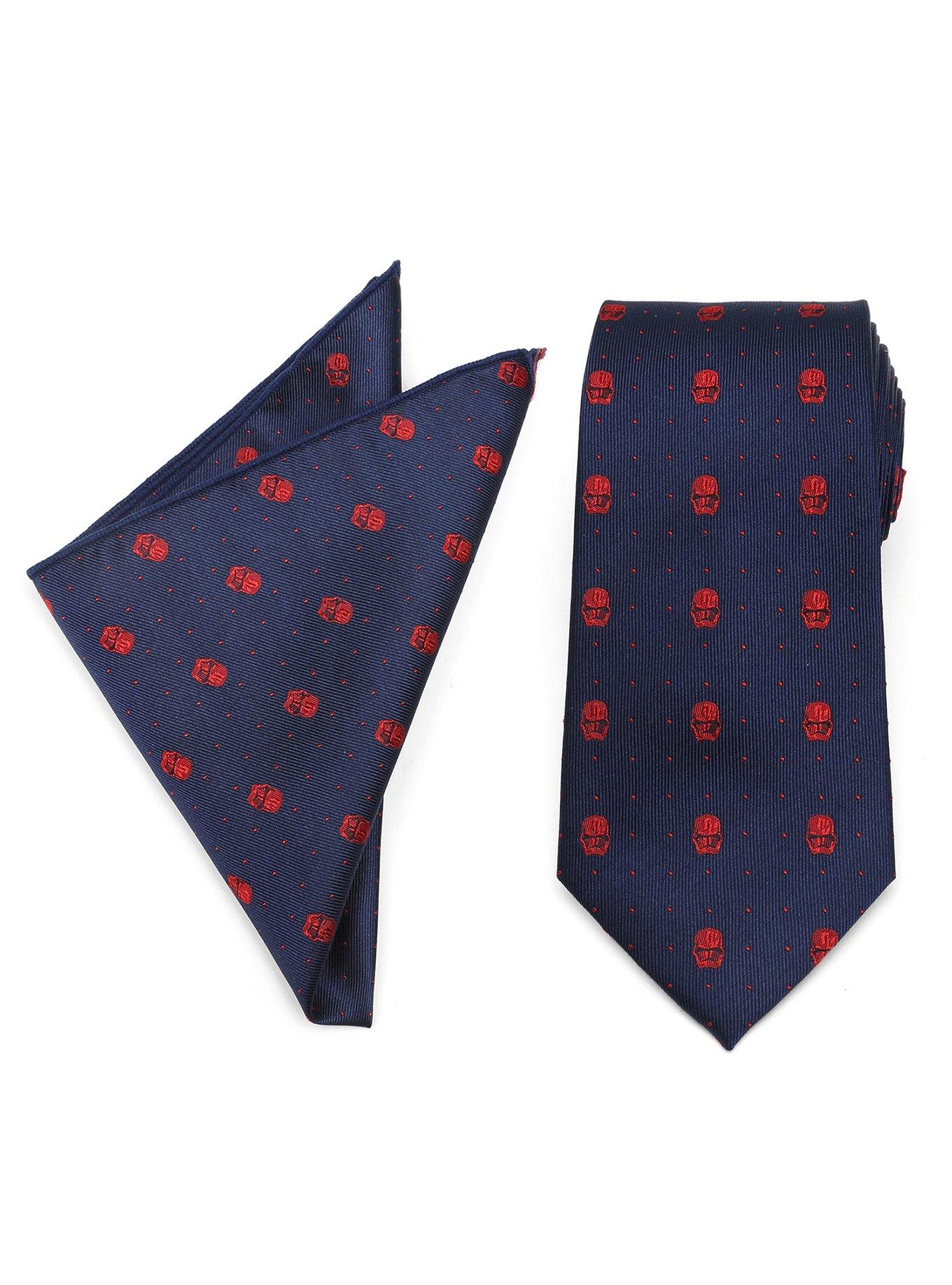 Star Wars Red Stormtrooper Tie and Pocket Square Set, , hi-res