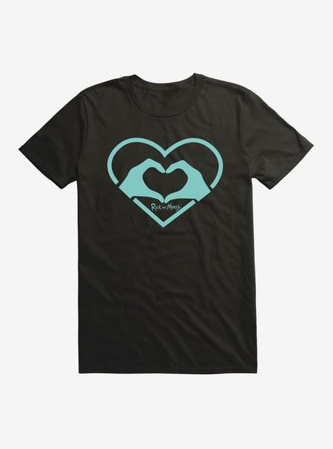 Rick And Morty Heart Hands T-Shirt | Hot Topic